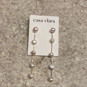 Casa Clara x Lulus Pearl Earrings